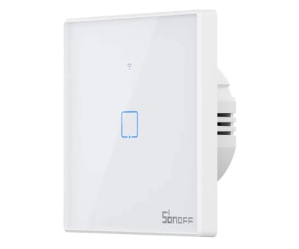 Inteligentny włącznik światła Sonoff Dotykowy włącznik światła WiFi + RF 433 T2 EU TX (1-kanałowy